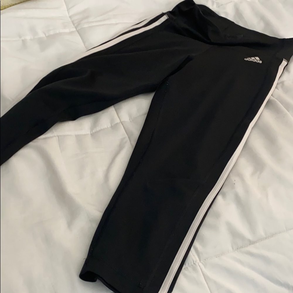 ADIDAS clima lite leggings 3/4 length SMALL